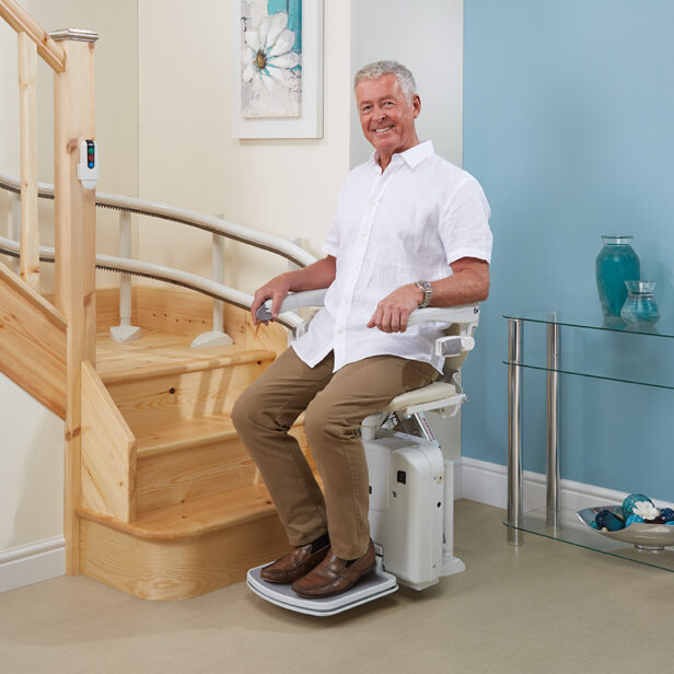 Handicare Curved Stair Chair Lift